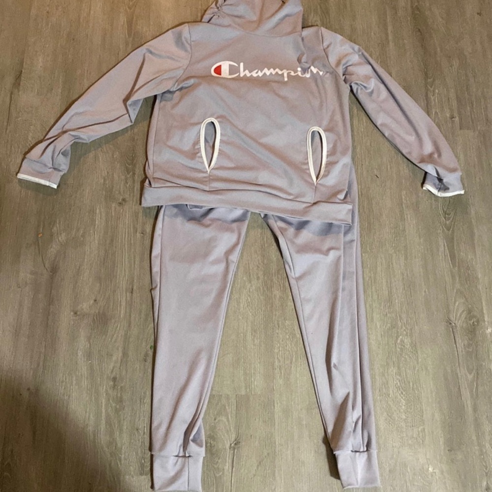 A 2 piece , Champion outfit